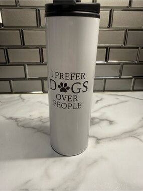 White Travel Tumbler